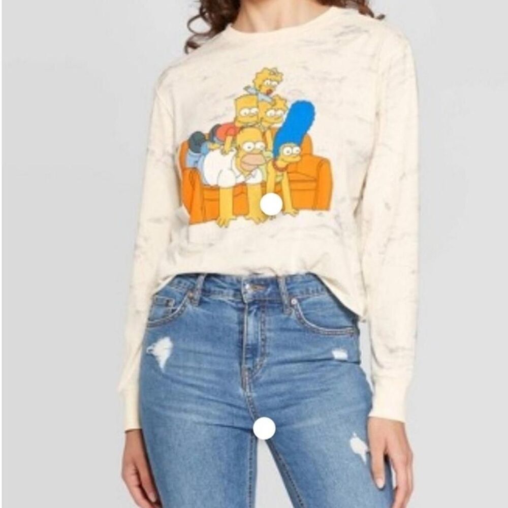 Unbranded Women's Cream Crop-top